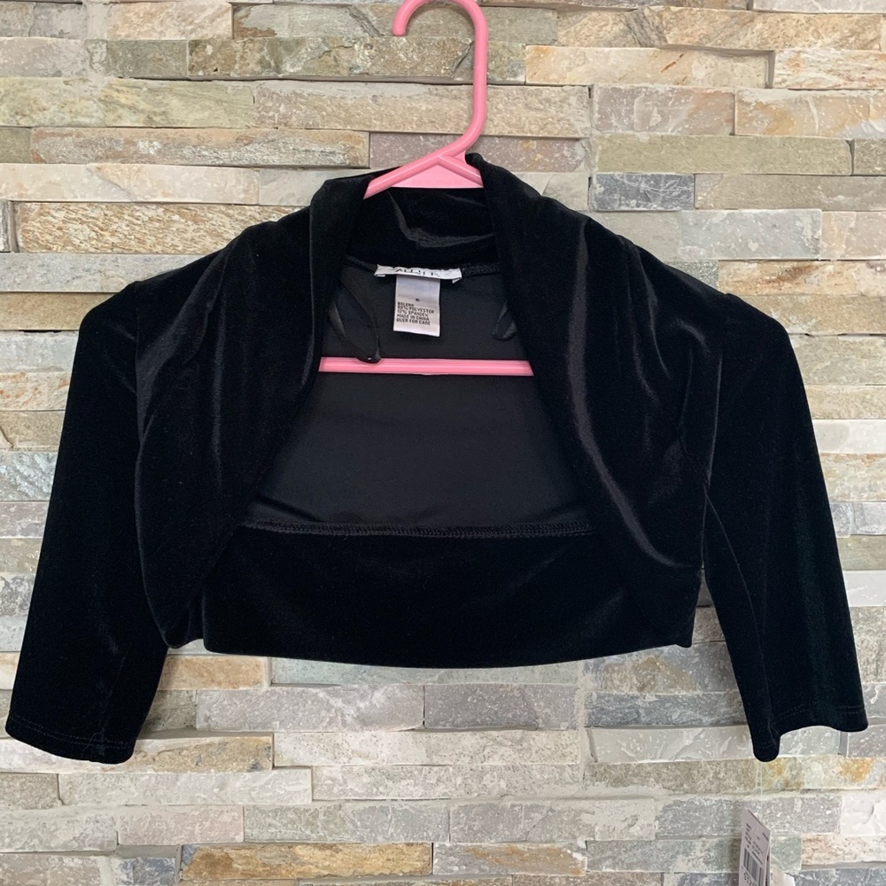 Ally B Girls 6 cardigan dressy black